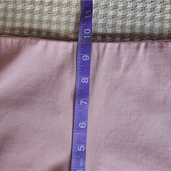 J. Jill Premium Bi-Stretch Pink Pull On Cuffed Casual Loose Fit Cropped Pants - Picture 9 of 11